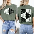 thumbnail image 1 of Game Day, Front and Back, Cheer, Football, Sports, Big Game, Touchdown, Tailgate Party, Co - Pepper - 2XL, 1 of 4