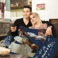 thumbnail image 6 of Personalised Anniversary Blanket with Name Gift Blanket for Valentine's Day, Birthday, Wedding Photo Blanket for Couples (1 Photo/Date), 6 of 6