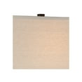 thumbnail image 3 of 360 Lighting Kory Industrial Table Lamps 26 1/2" High Set of 2 Dark Bronze Off-White Linen Rectangular Shade for Bedroom Living Room Nightstand Office, 3 of 9