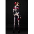 thumbnail image 4 of Disfraz de Halloween para mujer, esqueleto de cuerpo completo para adulto, disfraz de esqueleto, disfraz de Halloween de Sugarskull, disfraz del Día de Muertos, 4 of 5