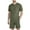Army Green, variant on Mens Athletic 2 Piece Outfits Set Short Sleeve Crewneck T Shirt and Shorts Outfits Summer Casual Suits Slim Fit Running Gym Workout Tracksuit for Men