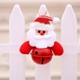 thumbnail image 4 of 4 piezas Adornos navideños Campanas Decoraciones, Adornos colgantes para árbol de Navidad para puerta de Navidad Fiesta en casa, 4 of 5