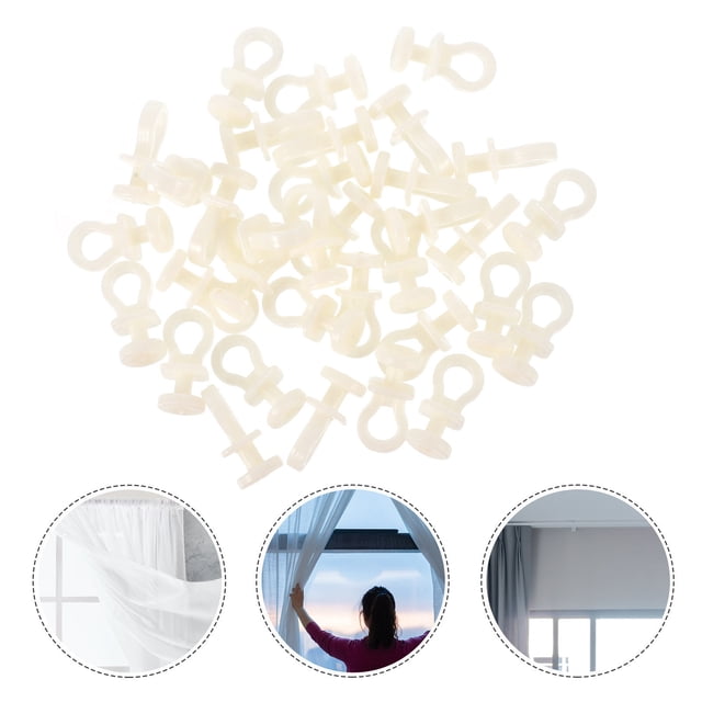 unbranded 1Jgo Polea Para Plástico Beige Con Rodamiento Ideal Para Paneles Y Divisores
