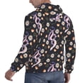 thumbnail image 6 of Sikiie Snake And Floral1 Men's Hoodie, Essentials Hoodie, Sweatshirt, Pullover Hooded Sweatshirt for Men-X-Large, 6 of 7