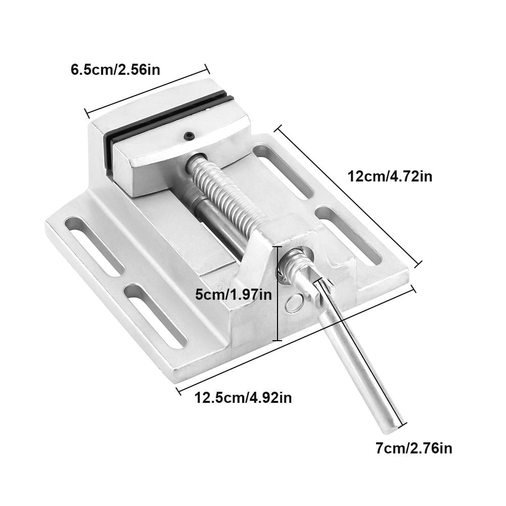 2.5/'/' Drill Press Vise Metal Milling Clamp Machine Bench Vice