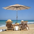 thumbnail image 4 of UBesGoo 9ft Solar LED Lighted Patio Umbrella w/ Tilt Adjustment Top Color, 4 of 7