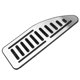thumbnail image 3 of Pedales de Freno de Combustible y Acelerador de Coche, Almohadillas para Pedales, Accesorios para Compass para 500X 2014-2020, 3 of 8