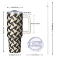 thumbnail image 3 of 40 oz Fashion Tumbler with Spill Proof Lid Handle Included 40oz Fashion Theme Tumbler Straw Double Insulated Travel Must Have Cup Fashion Gifts for Men Women, 3 of 5