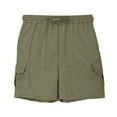 thumbnail image 3 of Boy Baggy Jorts High Waisted Wide Leg Loose Denim Shorts Cargo Jeans Pockets Hip Hop Y2k Jorts Shorts for Kids Toddler Boys Shorts, 3 of 6