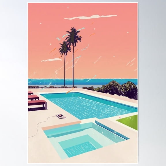 Hiroshi Nagai Poster Wall Art, Modern Wall Decor For Living Room Bedroom, 12x18 UNFRAMED