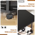 Printer Table, 2-Tier Under Desk Printer Stand, Printer Cart - Walmart.com