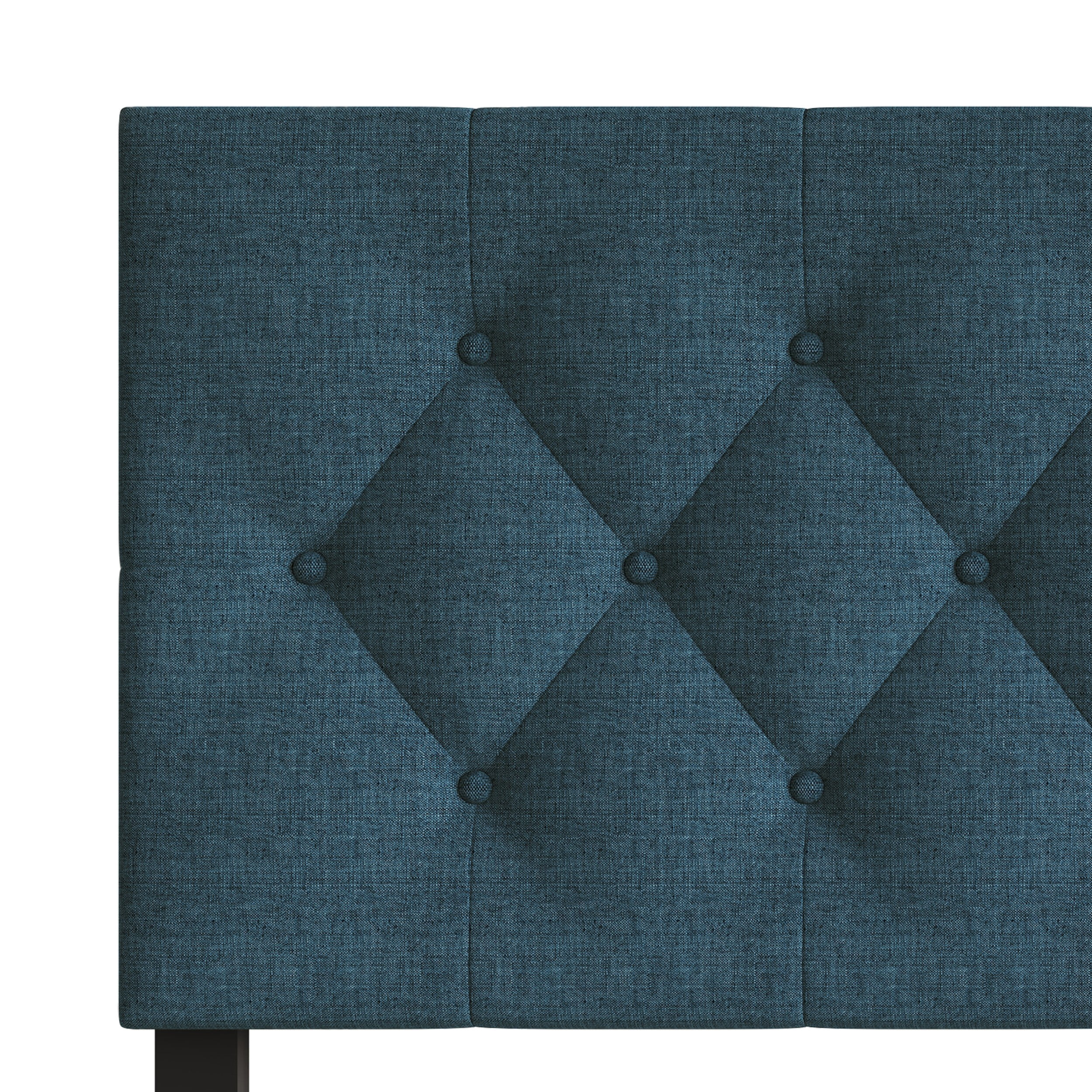 Home Design Gunnison Linen Upholstered Headboard with Button Tufted Design
