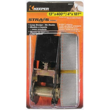 Keeper 05524 Ratchet Tie Down, 1000 lb, 14 ft L x 1-1/2 in W - Walmart.com