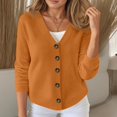 thumbnail image 2 of Cardigan Sweaters for Women Lightweight V Neck Button Down Long Sleeve Fall Fashion Outfits 2025 Knit Outerwear Coats, 2 of 5
