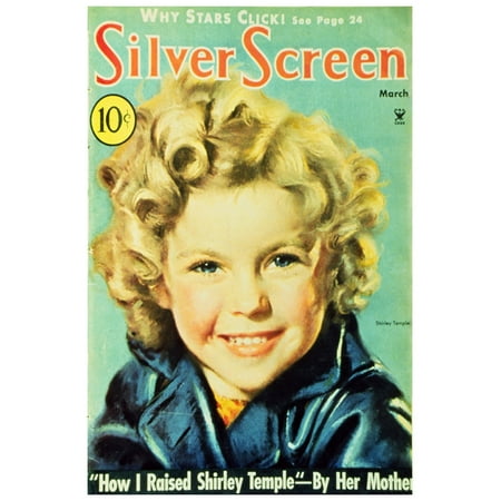1928 Cover - Temple, Shirley POSTER (27x40) (1928) (Silver Screen Magazine Cover 1930's Style A)