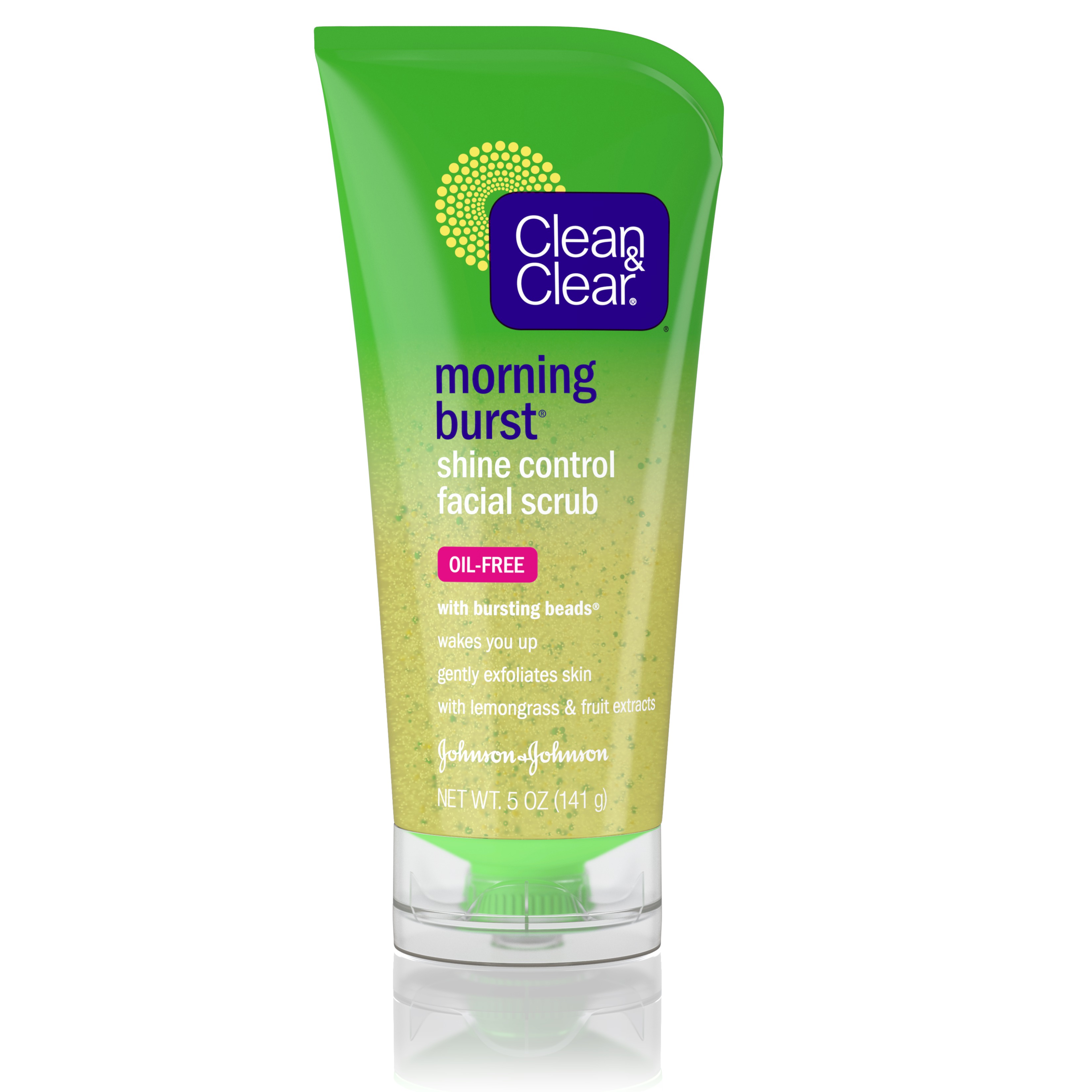 Clean & Clear Morning Burst Shine Control Facial Scrub For Clear Skin