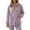 Purple, variant on Reversible Full Zip Hooded Jacket Cozy Thermal Lined Outerwear For Winter Warm Wear With Pockets