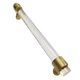 thumbnail image 2 of Peril de puerta de cristal Sunnimix Armario de cocina Chrome 80 mm 192mm, 2 of 6