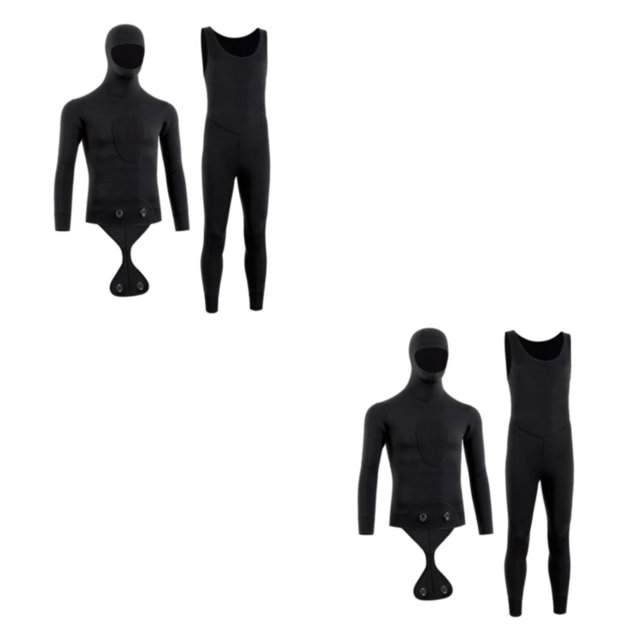 Mono de surf Toystoory impermeable camuflaje de neopreno 3MM negro puro M
