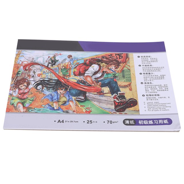 Marker PadA3/A4 Marker Pad 25 Cuaderno de dibujo Marcador Cuaderno de bocetos Estándares líderes en la industria Jadeshay A