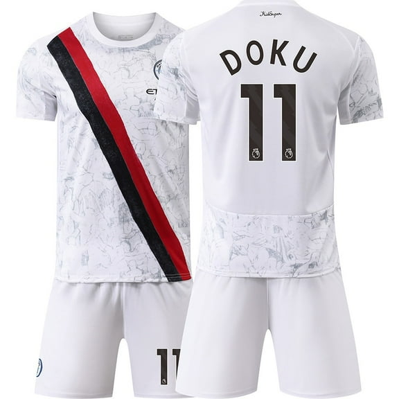 Kids Soccer Jersey NEW Boys Football Uniforms For Fan Shirt Short Youths Girls Outfit Sets Size 7-9y