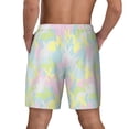 thumbnail image 4 of Haiem Color Rabbit Mens Swim Trunks with Compression Liner 2 in 1 Swimming Shorts Stretch Swimwear Quick Dry,Board Shorts-XX-Large, 4 of 9