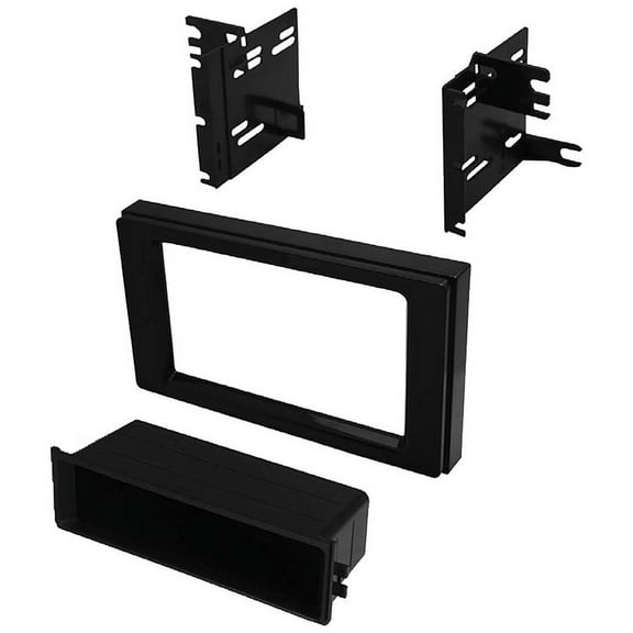 American International TOYK932GB Single/Double DIN Dash Kit with Pocket for 2016 Toyota Prius