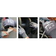 thumbnail image 3 of Guantes de trabajo con revestimiento de PU, paquete de 12 pares, ideales para trabajos livianos y seguridad, 3 of 8