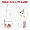 thumbnail image 5 of Kukuzhu Clear Bag Stadium Approved Clear Purse Concert Stadium Clear Crossbody Bag PVC Clear Shoulder Bag Clutch, 5 of 6