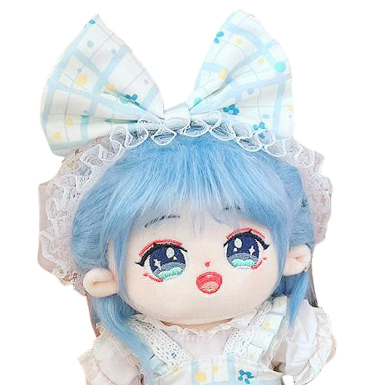 Mini 1/12 Girl Doll Miniature Pocket Dolls Blue Green Eyeballs for Crafts  Kids Girls Kids Birthday , blue 