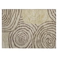 thumbnail image 2 of Addison Rugs Chantille Indoor/Outdoor Transitional Swirls Brown Washable Rectangle Rug, 1'8" x 2'6", 2 of 6