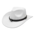 thumbnail image 4 of Classic Cowboy Hat Western Headwear Outdoor Riding Beach, D-White, 4 of 5