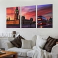 thumbnail image 2 of Nawypu London Pictures Canvas Wall Art For Living room Prints Poster Printing、Bedroom、Office 、Decorations 12''x16''X3 Panels, 2 of 4