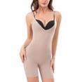 thumbnail image 2 of PEASKJP High Waisted Bodysuit Firm Control Shapewear Seamless Sculpting Bodysuit, A L, 2 of 3