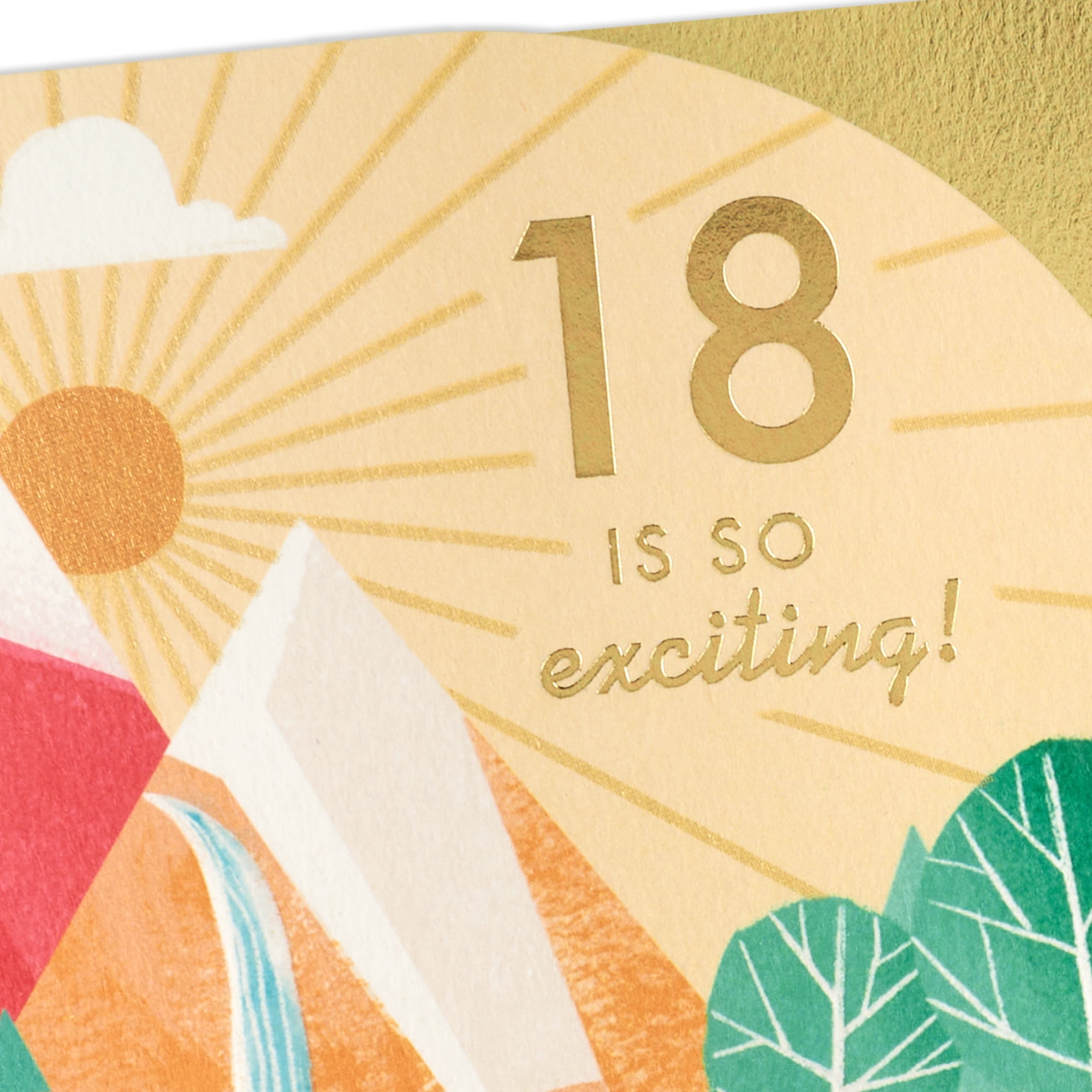 Hallmark 18th Birthday Card (18 is So Exciting)