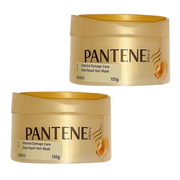Pantene Pro-V Intensive Damage Care Deep Repair Hair Mask, Moisturizing Treatment for Dry and Damaged Hair, Strengthens and Smooths, 5.3 oz, 2-Pack
