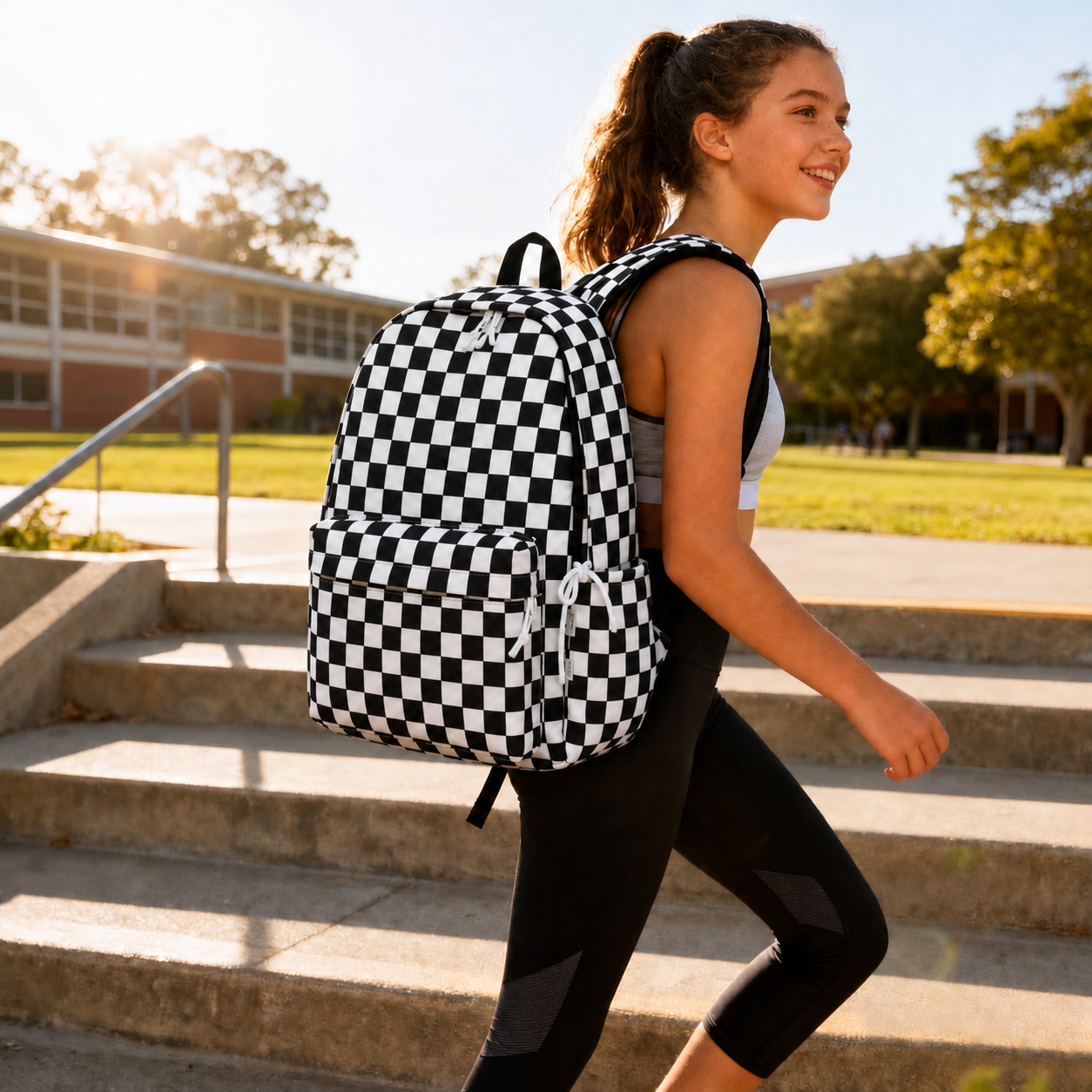 Mochila escolar Lomyolo - Estética linda para mujeres y adolescentes, resistente y ligera para preparatoria y secundaria, mochila estudiantil de moda, gran capacidad 36L, perfecta como regreso a clases 5