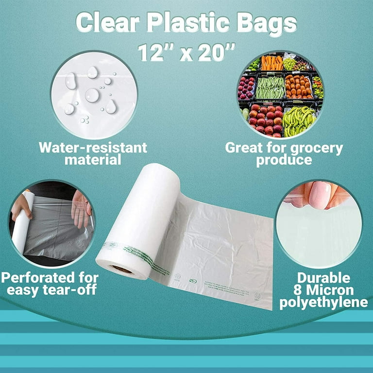 Printed clear plastic sale bags