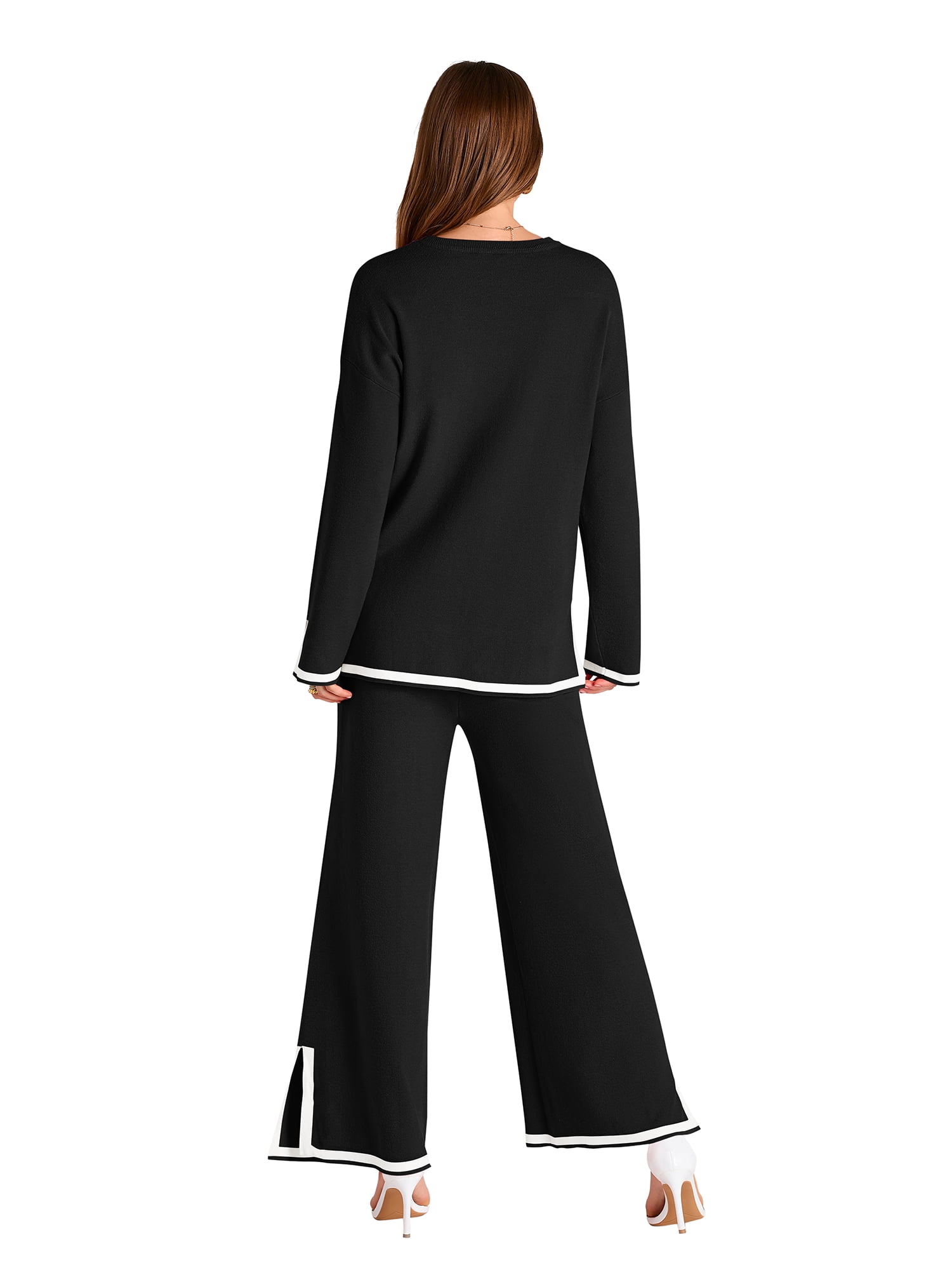 PRETTYGARDEN Women's Long Sleeve Pant Set, Sizes S-XXL