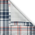 thumbnail image 4 of Ambesonne Fashion Window Valance, English Tartan Motif, 54" X 18", Violet Blue Orange White, 4 of 5