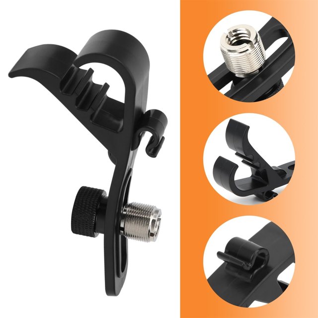 DFC Drum Microphone Clip Drum Microphone Clamp Shockproof Securing Clamp Holder Drum Microphone Fixing Clip Musical Instrument Supplies For Drum Recording