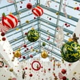 thumbnail image 7 of 3 Pcs 23.6 Inch Giant Christmas PVC Inflatable Decorated Ball Blow up Inflatable Christmas Yard Decorations Outdoor Large Xmas Ornaments Balls for Outside Lawn Yard Holiday Pool Decoration (Novel), 7 of 7