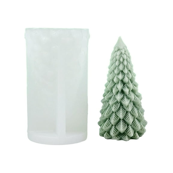Christmas Tree Mold Silicone Mould for Making Handmade Soap Fondant Cake Epoxy Resin Mold Craft