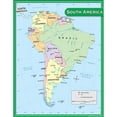 thumbnail image 2 of South America Map Chart 17x22 [TCR7656], 2 of 2