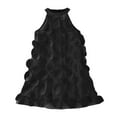 thumbnail image 2 of Little Girl Dresses Sleeveless Tiered Swing A-Line Casual Black Dresses For Girls Birthday Dress For Girls Special Occasion Dress, 2 of 8