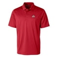 thumbnail image 2 of Men's Cutter & Buck Scarlet Ohio State Buckeyes Prospect Eco Textured Stretch Recycled Polo, 2 of 3