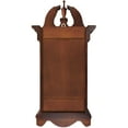 thumbnail image 4 of Bedford Clock Collection Delphine 27" Mahogany Brown Analog Chiming Pendulum Wall Clock, 4 of 5