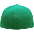 thumbnail image 4 of Solid Flat Brim Bill Fitted Baseball Cap, 4 of 6