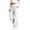 White, variant on Plebaso Girls Boys Baggy Sweatpants Elastic Waist Joggers Wide Leg Open Bottom Athletic Cargo Pants for Kids