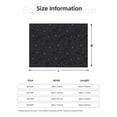 thumbnail image 2 of Vsdgher Spider Web Black Pattern Fleece Throw Blanket, Horizontal Fleece Bedding Home Decor for Couch & Bed All Season Use -50"x40", 2 of 7